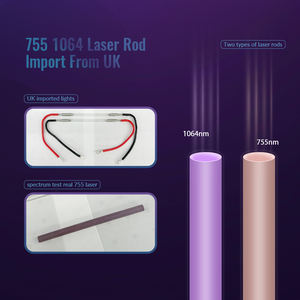 Bougie professionnelle d'épilation <span class=keywords><strong>laser</strong></span> alexander alexandrite 1064 nd yag 755 nm alex équipement de beauté de machine à impulsions longues - Product Image 4