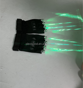 GlowDisplay 可充电多色激光手套 4 头红/绿/蓝/紫灯 可定制徽标 DIY 适合 DJ 舞台表演 - Product Image 4