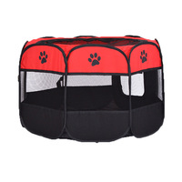 Solid Pattern Octal Pet Fence Faltbares Hunde zelt Katzen haus Oxford Cloth Scratch Hundehütte für den Kreißsaal oder den Außenbereich