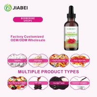 Gouttes de berbérine, soutien immunitaire, santé intestinale, compléments alimentaires pour adultes, vente en gros