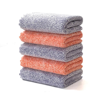 Chiffon de nettoyage en microfibre épaisse pour la maison, sans peluches, résistant à l'huile, absorbant l'eau, lingettes carrées pour le nettoyage de la table et de la cuisine