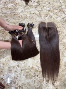 Extensiones de Cabello Humano Vietnamita al por Mayor, 100% Natural, Cabello Virgen, Sin Enredos, Sin Caída, Suministro de Fábrica - Product Image 3