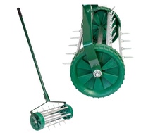 Outils de jardin, rouleau à picots pour scarifier, rouleau à gazon, aérateur de pelouse