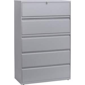 Meuble de classement latéral Essendant Alera gris clair en acier métallique verrouillable pour banque, entrepôt, salle de sport, atelier - Product Image 5