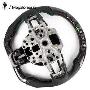 Volante de Fibra de Carbono para Ford <span class=keywords><strong>Mustang</strong></span> 2018, Volante con Luces LED - Product Image 5
