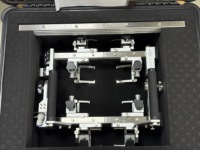 Scanner à réseau phasé R61 à double rail avec roues magnétiques, conception pliable, modèle haute température pour l'essai non destructif des soudures circonférentielles