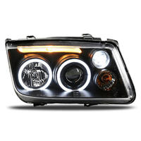 JSL Phares avant à LED DRL avec clignotants, ensemble de phares pour Volkswagen VW Bora 1999-2005, vente chaude