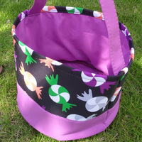 Sublimation Citrouille Trick Or Treat Tote Bags Pâques Vacances Décor Halloween Bonbons Panier Goodie Sacs Pour Bonbons