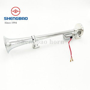 Bocina de aire de un solo tubo Shengbao, 12V, de aluminio, eléctrica, para camión/tren, para actualización/retrofit - Product Image 2