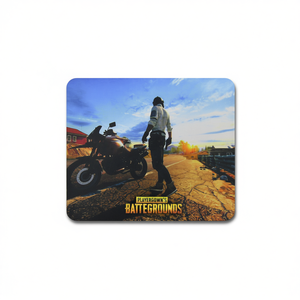Alfombrilla de ratón con diseño de personaje de PlayerUnknown's Battlegrounds con motocicleta, 29x25cm, para juegos - Product Image 2