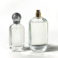 Bouteille de parfum de voiture transparente vide atomiseur de parfum bouteilles d'huile de parfum emballage de soins de la peau 50ml 100ml bouteille de parfum de luxe