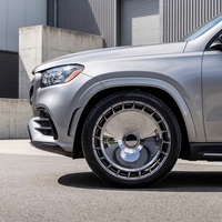 Jantes forgées de luxe polies et brossées noires compatibles avec Mercedes-Benz Classe G Range Rover L405 Vogue Defender BMW Bentley