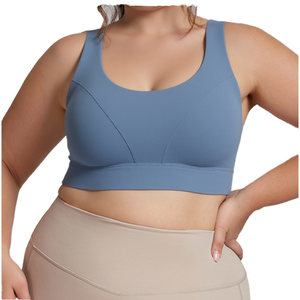 Sujetador Deportivo de Talla Grande 3XL, de Alta Sujeción, Ligero, Transpirable y de Secado Rápido para Mujer, para Yoga, Ejercicio y Ropa Deportiva - Product Image 1