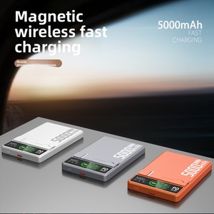 Batterie externe magnétique en alliage pour recharge rapide sans fil, compatible montre et écouteurs, avec fonction support – Vente en gros - Product Image 2