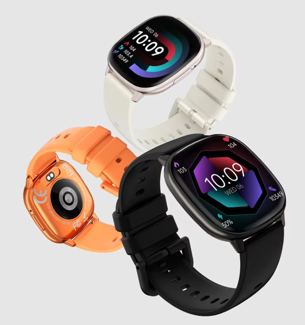Smart Watches AMOLED Display Silica Gel Band Magnetic Count Steps Monitor Sleep Heart Rate Waterproof Intelligent Health Tracker