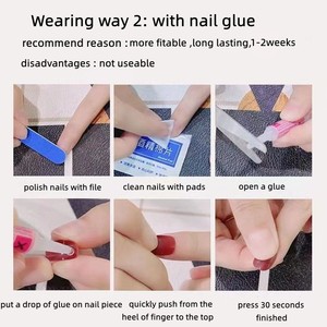 Uñas Artificiales de Lujo, Estilo Stiletto, con Pedrería Aurora, Desmontables, Adhesivas, 100% Hechas a Mano - Product Image 5