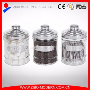 Bán Buôn Giá Rẻ Trà Cà Phê Đường Canister Set Lọ Thủy Tinh Với Muỗng - Product Image 3
