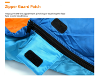 Sac de couchage en duvet pour adulte, imperméable, compact, léger, de haute qualité, pour le camping en hiver