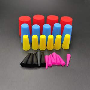 Fabricant personnalisé de haute qualité en forme de T conique 20mm 6mm 3.25 pouces grand petit tuyau en caoutchouc de silicone trou de bouchon bout à bout - Product Image 4