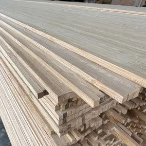 Panel papan bambu FSC kustom pabrik bahan baku alami panel dinding bambu kayu lapis bambu untuk mebel