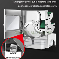 Machine de découpe automatique commerciale pour oignon vert, céleri, champignons, poireau et autres légumes, à vendre
