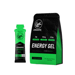 Энергетический изотонический гель для спортивного питания LIFEWORTH для езды на велосипеде и бега, быстрых пакетов с углеводами и электролитами - Product Image 3