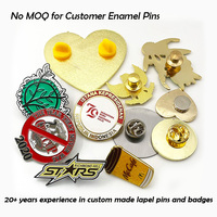 Badges et broches en métal personnalisés avec logo, émail dur et doux, épingles de revers pour vêtements, décoratives et traditionnelles, de fabricant avec 20 ans d'expérience