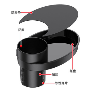ชั้นวางของในรถยนต์ Shunwei 2023 รุ่นใหม่, ถาดใส่ขนม, ที่วางแก้วในรถยนต์, กล่องเก็บขนม, ที่วางเครื่องดื่ม, ถาดใส่ของหวาน - Product Image 3