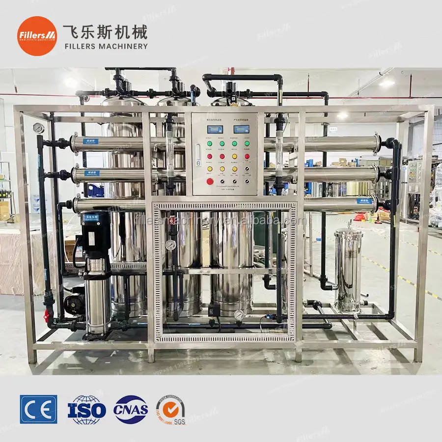 1000L/H 3000gpd Reverse Osmosis Ro Solar Power Water Desalination Plant Water Treatment Machinery Ro Water System