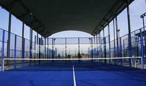 Sang trọng toàn cảnh padel Tòa Án với điện mái vườn với tổng hợp nhân tạo Turf cỏ cho bóng rổ Hockey Futsal - Product Image 3