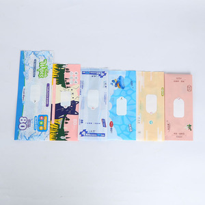 Kunden spezifisches Logo laminierte männliche weibliche Baby-Feucht tuch beutel mit selbst klebendem wieder versch ließbarem Aufkleber - Product Image 2