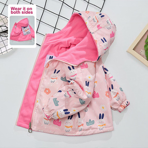Chaqueta Casual para Niños con Forro Polar de Doble Cara y Cierre, Diseño de Dibujos Animados, para Otoño y Primavera, Unisex, <span class=keywords><strong>Cortavientos</strong></span> - Product Image 5