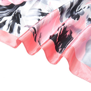 Foulards Blancs 90x90 cm <span class=keywords><strong>en</strong></span> <span class=keywords><strong>Soie</strong></span> Pure de Cheval pour Femme, Personnalisés, 22mm, Sergé, Double Impression, Grande Taille 90x90cm, Hijab 100 Assorti, <span class=keywords><strong>Foulard</strong></span> <span class=keywords><strong>en</strong></span> <span class=keywords><strong>Soie</strong></span> à Nouer - Product Image 4