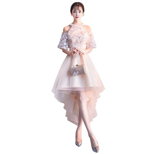 Kısa dantel gelinlik modelleri düğün parti elbise balo toptan gelin düğün tost giyim - Product Image 5