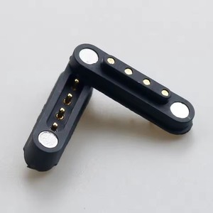 Conector Magnético Pogo Pin de 4 Posiciones, Paso de 3.0 mm, Conector Pogo Pin con Resorte, Macho y Hembra - Product Image 1