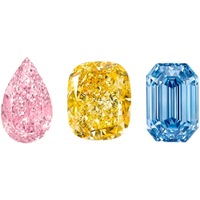 Bijoux de diamants colorés certifiés IGI cultivés en laboratoire avec des couleurs claires fantaisie bleu rose vert jaune-Diamants en vrac personnalisables
