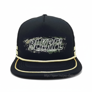 Vente en gros ODM Chapeaux de camionneur snapback en mousse 100% coton de haute qualité Logo brodé 2D personnalisé Voyage en plein air sportif réglable - Product Image 1