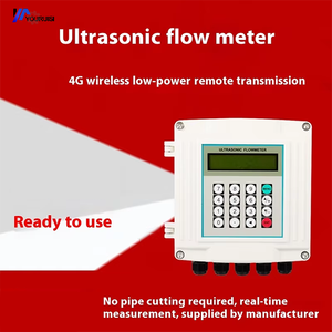 壁掛け式超音波流量計 4-20mA/RS485 ハンドヘルド液体計量リモート伝送 LCDディスプレイ クランプオン ABS素材 - Product Image 4
