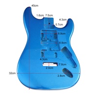 JELO ST 01 Electric Guitar Body Accessory DIY Poplar Aspen Wood 5.6 cm Stringed Instrument Parts Amplifier Modified Accessory