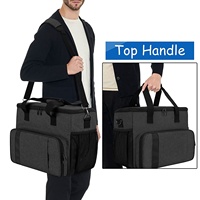 Sac de rangement personnalisable en tissu cationique résistant à l'eau, grande capacité, pour accessoires de jeux PS4/PS5, manettes et pique-nique
