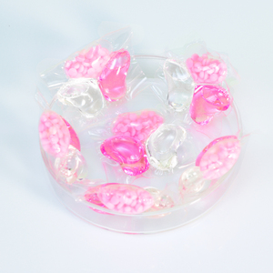 Olympisches Angebot 3 in 1 rosa transparente Wäschestäbchen Reinigung Wäsche Reinigungsmittel Duft-Verstärker Perlen Bitterer Stück kindersicher - Product Image 3