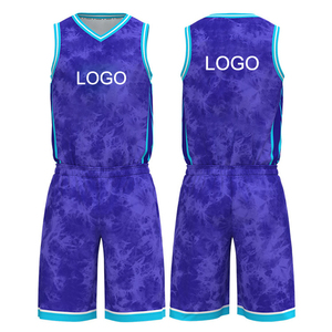 Jersey olahraga basket pria, baju basket atletik olahraga anak, seragam basket sublimasi cetak logo tim kustom - Product Image 2