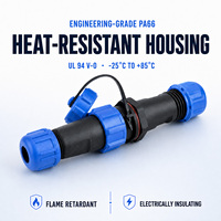 Connecteur Circulaire Robuste IP68 pour Éclairage Marin OL13 SP13 Mâle Femelle Prise Étanche à Souder Alimentation Vente en Gros