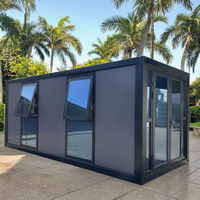 MZECOHOUSE Maison Conteneur de Luxe Pliable et Portable en Acier Léger, Écologique, Qualité Supérieure, Prix Bas