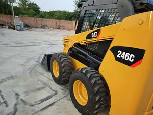 Caterpillar utilisé de peinture d'origine 246C USA Brand EPA Engine Hydraulic Skid Steer Loader CAT246C à vendre - Product Image 5