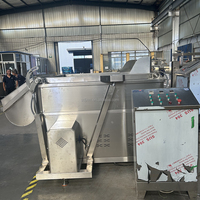 Machine automatique de friture de chips de banane de chauffage d'électricité Friteuse de frites de pomme de terre