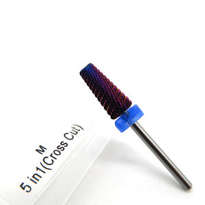 Nuovo <span class=keywords><strong>forte</strong></span> durevole medio 5 in 1 chiodo Dril Bit rastremato fresa per principianti 85W Nail Drill - Product Image 1