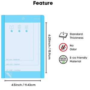 Tapis de découpe de précision Diylobby 4.5*6.25 pouces en PVC idéal pour les projets de papier cartonné et de vinyle pour <span class=keywords><strong>Cricut</strong></span> Joy - Product Image 5