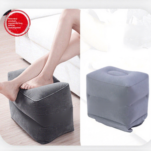 Kids Flight Sleeping Footrest Pillow Resting Pillow on Airplane <b>Car</b> Bus Pillow <b>Inflatable</b> Travel Foot Pillow Foot Pad - Product Image 1