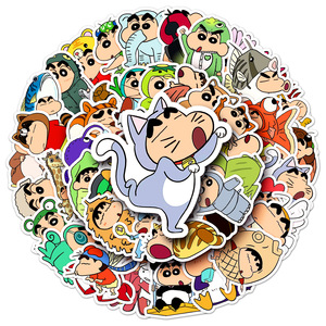 Diverso creativo lindo <span class=keywords><strong>Shin</strong></span> <span class=keywords><strong>Chan</strong></span> pegatina de dibujos animados al por mayor regalos promocionales impermeable pegatina de dibujos animados niños pegatina - Product Image 5